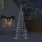 Vidaxxl LED-Weihnachtsbaum 550 LEDs bunt 304 cm