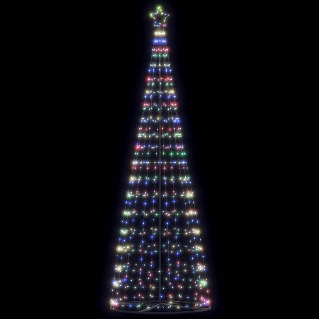 Vidaxxl LED-Weihnachtsbaum 550 LEDs bunt 304 cm