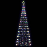Vidaxxl LED-Weihnachtsbaum 550 LEDs bunt 304 cm