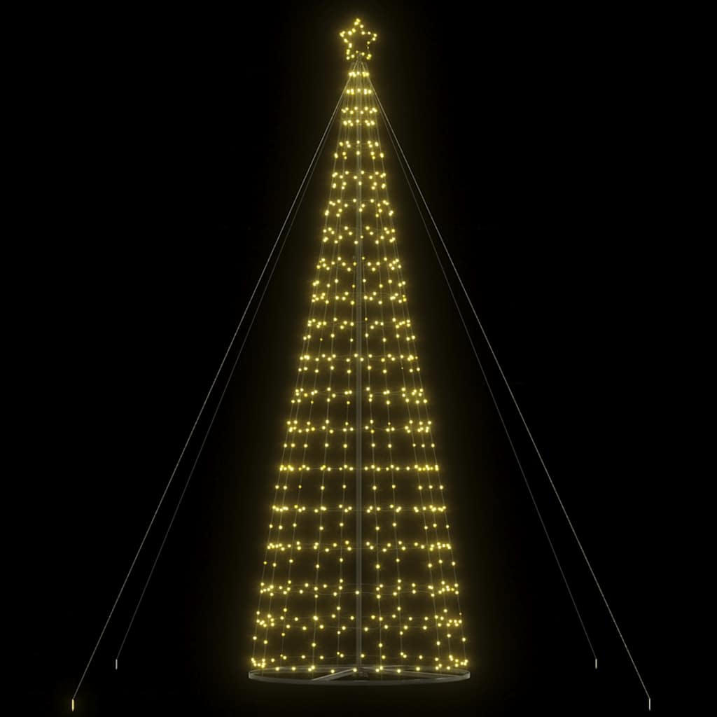 Vidaxxl LED-Weihnachtsbaum 1534 LEDs warmweiß 503 cm