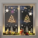 VidaXL Weihnachtsbeleuchtung Weihnachtsbaum Silhouette 2 Stk. 50 LEDs warmweiß