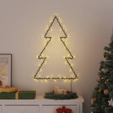 VidaXL Weihnachtsbeleuchtung Weihnachtsbaum Silhouette 115 LEDs warmweiß