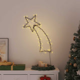 VidaXL Weihnachtsbeleuchtung Sternschnuppe Silhouette 115 LEDs warmweiß