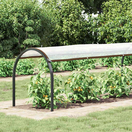 Vidaxl plantenafdekking met zeilringen 1x10 m polyethyleen