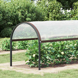 Vidaxl plantenafdekking met zeilringen 2x6 m polyethyleen
