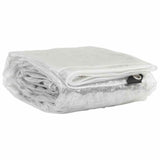 Vidaxl plantenafdekking met zeilringen 3x5 m pvc
