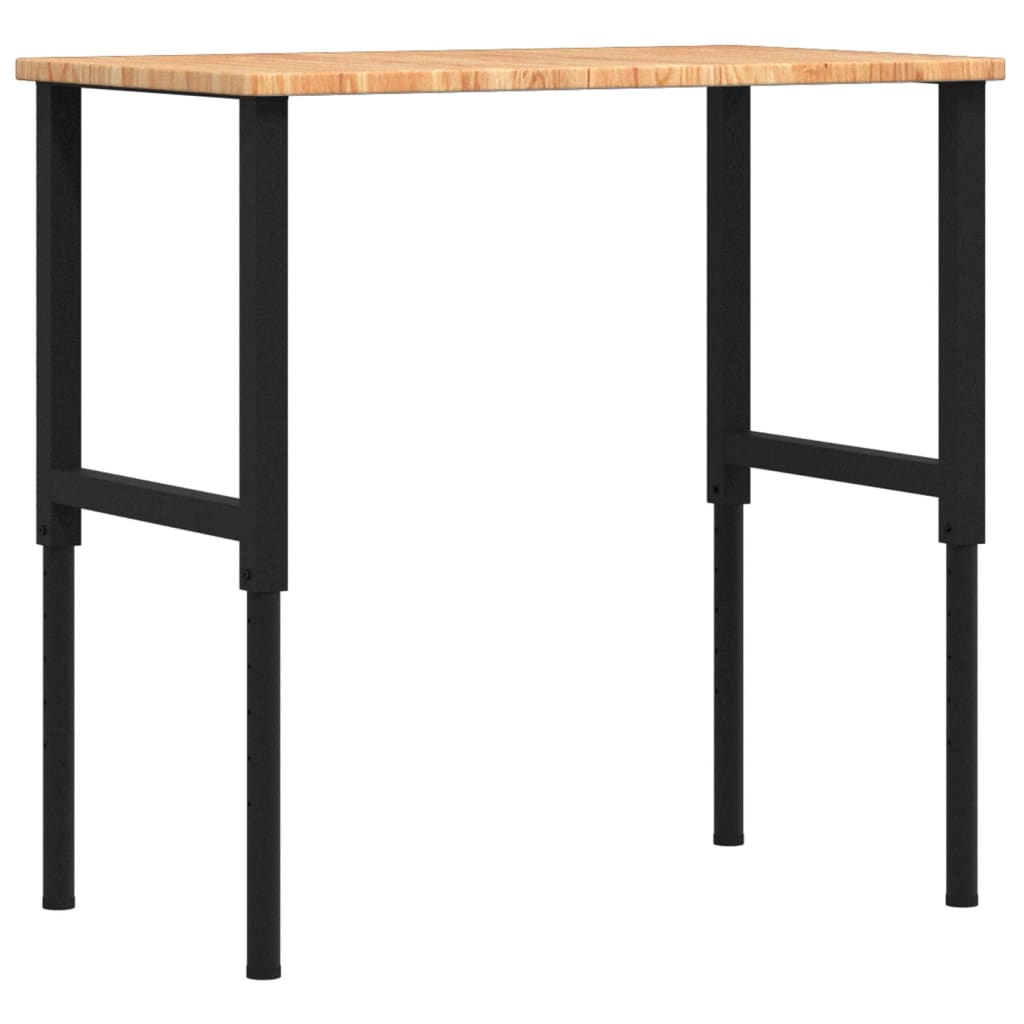 VidaXL Werkbank Rechteck 100x60x (71,5-98) cm Eiche hellbraun