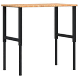 VidaXL Werkbank Rechteck 100x60x (71,5-98) cm Eiche hellbraun