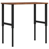 VidaXL Werkbank Rechteck 100x60x (71,5-98) cm Eiche dunkelbraun