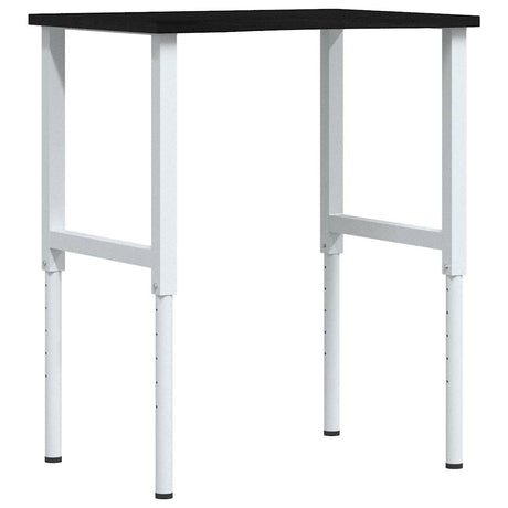 Vidaxl werkbank 80x60x(71,5-98) cm eikenhout donkerbruin