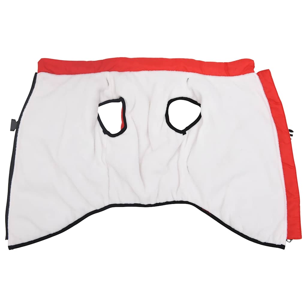 VidaXL Hundemantel mit Geschirr wasserdicht reflektierend rot L44