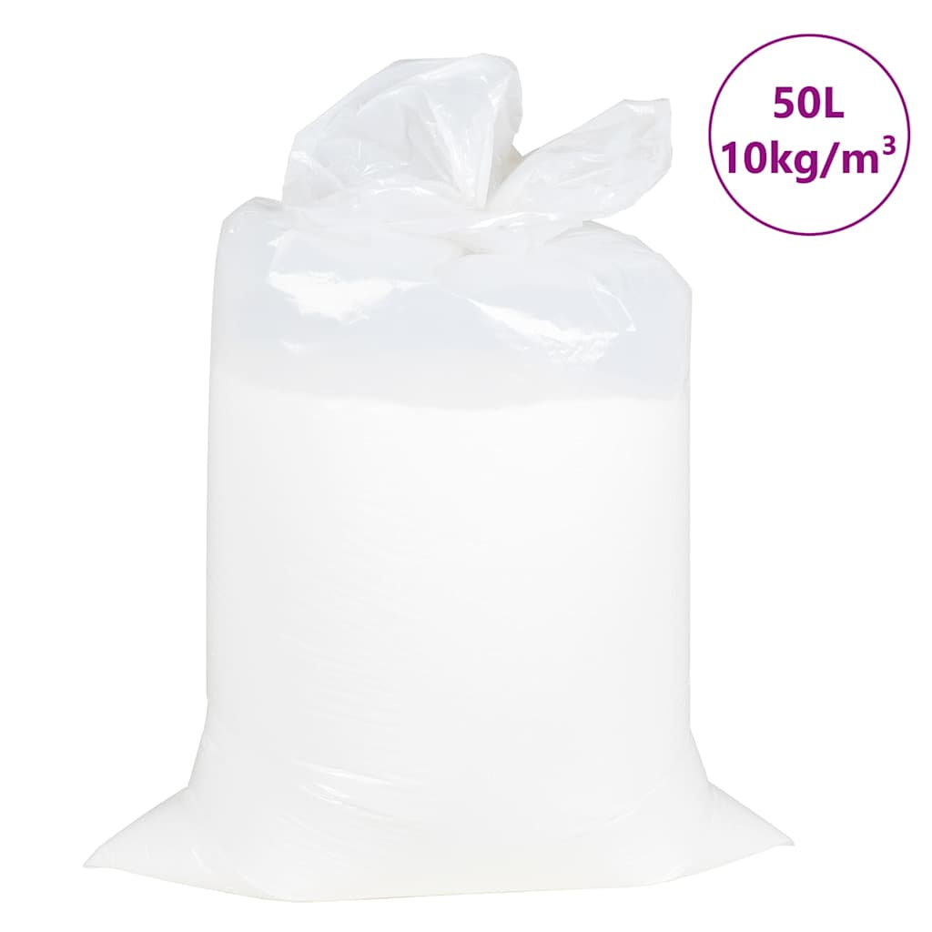 Vidaxl zitzakvulling eps 50 l wit 10 kg m³