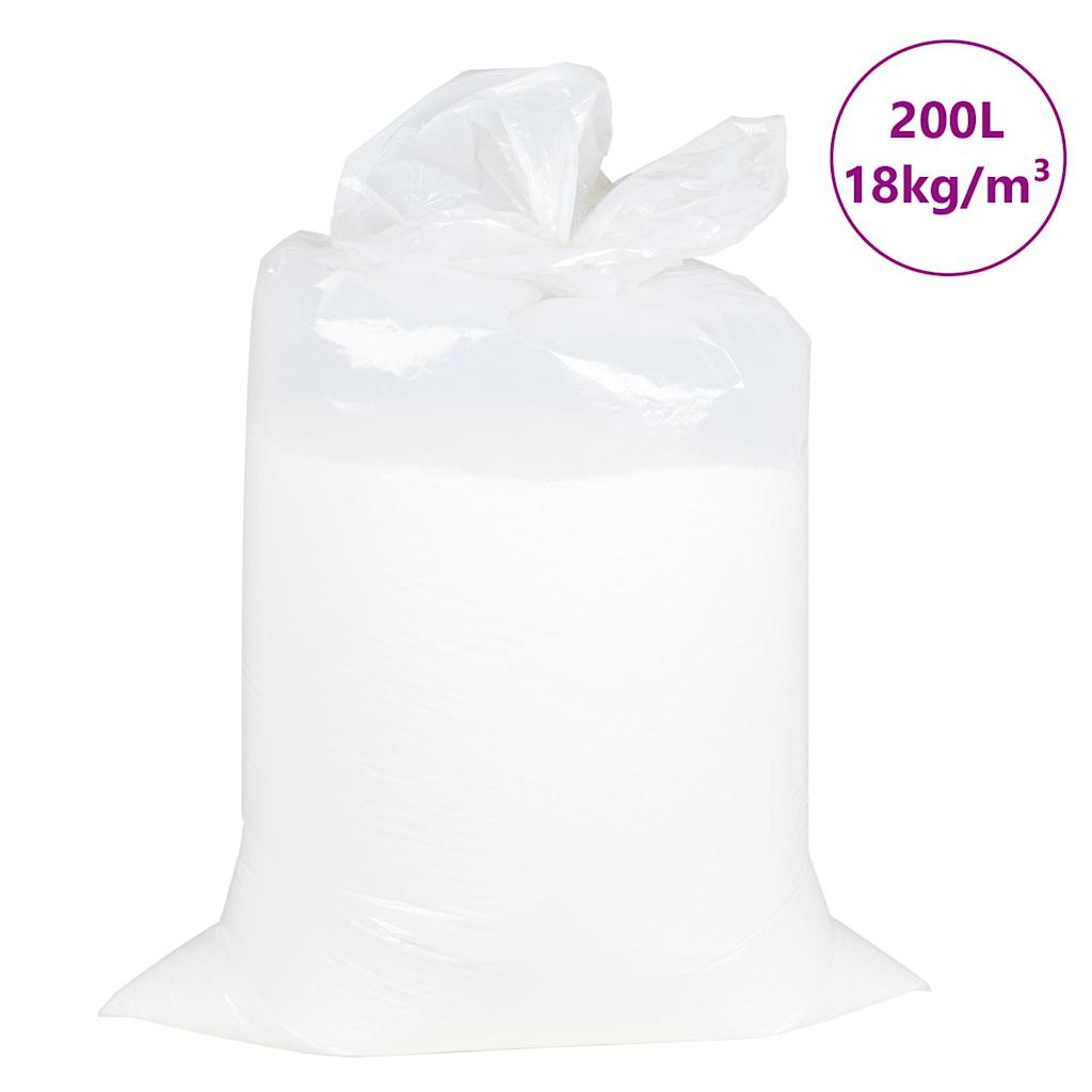 Vidaxl Beanbag Filiting EPS 200 L bianco 18 kg m³