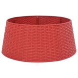 Vidaxx Weihnachtsbaumrock ø56x23 cm Kunststoff rot