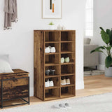 VidaXL shoe rack 54x34x100.5 cm processed wood old wood colored