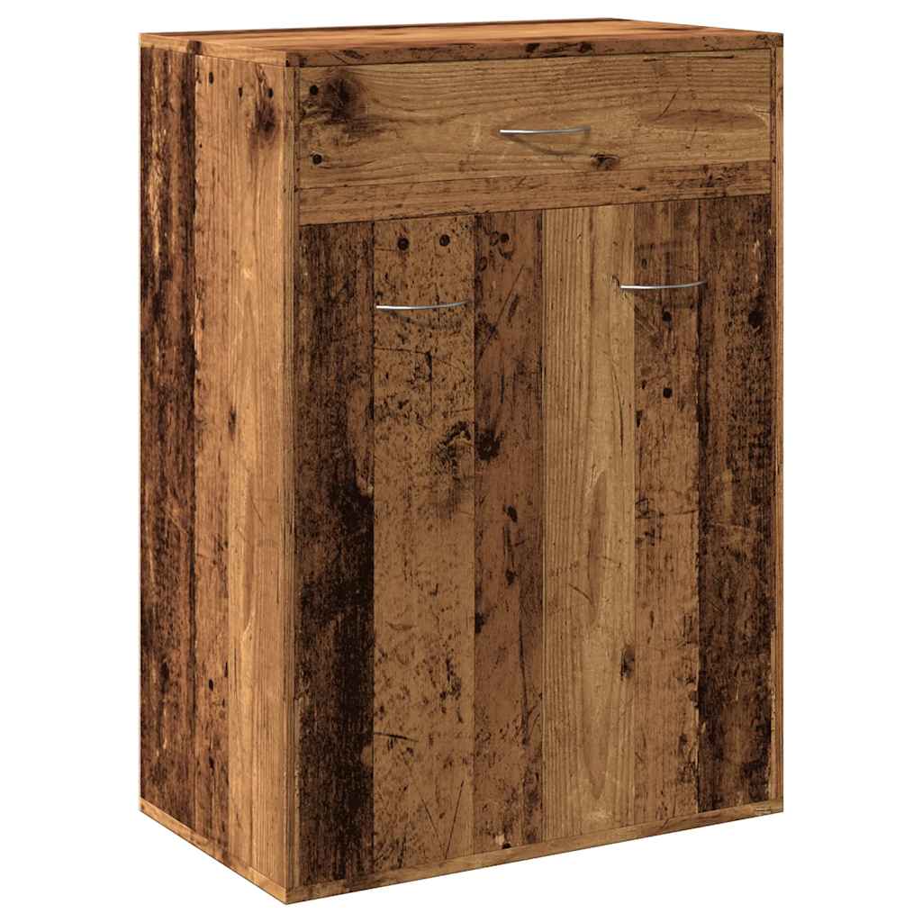 Vidaxl Schuhschrank 60x35x84 cm Propertiertes Holz Oldholz gefärbt