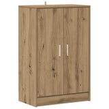 VidaXL Schuhschrank 60x35x92 cm aus handgefertigtem Holz, handwerkliche Eichenfarbe