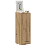 VidaXL Schuhschrank 32x35x92 cm aus handgefertigtem Holz, handwerkliche Eichenfarbe