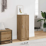 VidaXL Schuhschrank 32x35x92 cm aus handgefertigtem Holz, handwerkliche Eichenfarbe