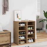 Vidaxx Schuhschränke 2 Stück 32x35x70 cm handgefertigtes Holz aus handwerklicher Eiche