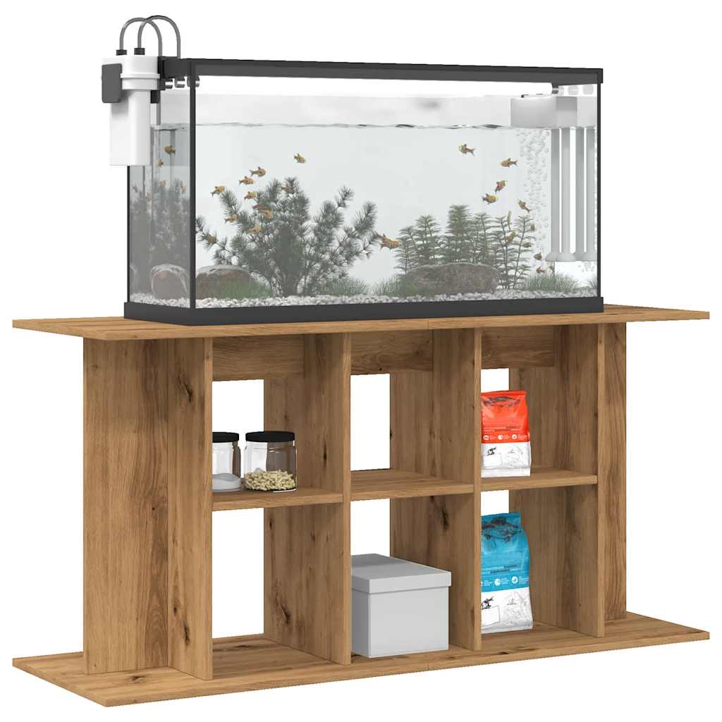 VIDAXL Aquarium Standard 120x40x60 cm Behandlet trehåndverks eik