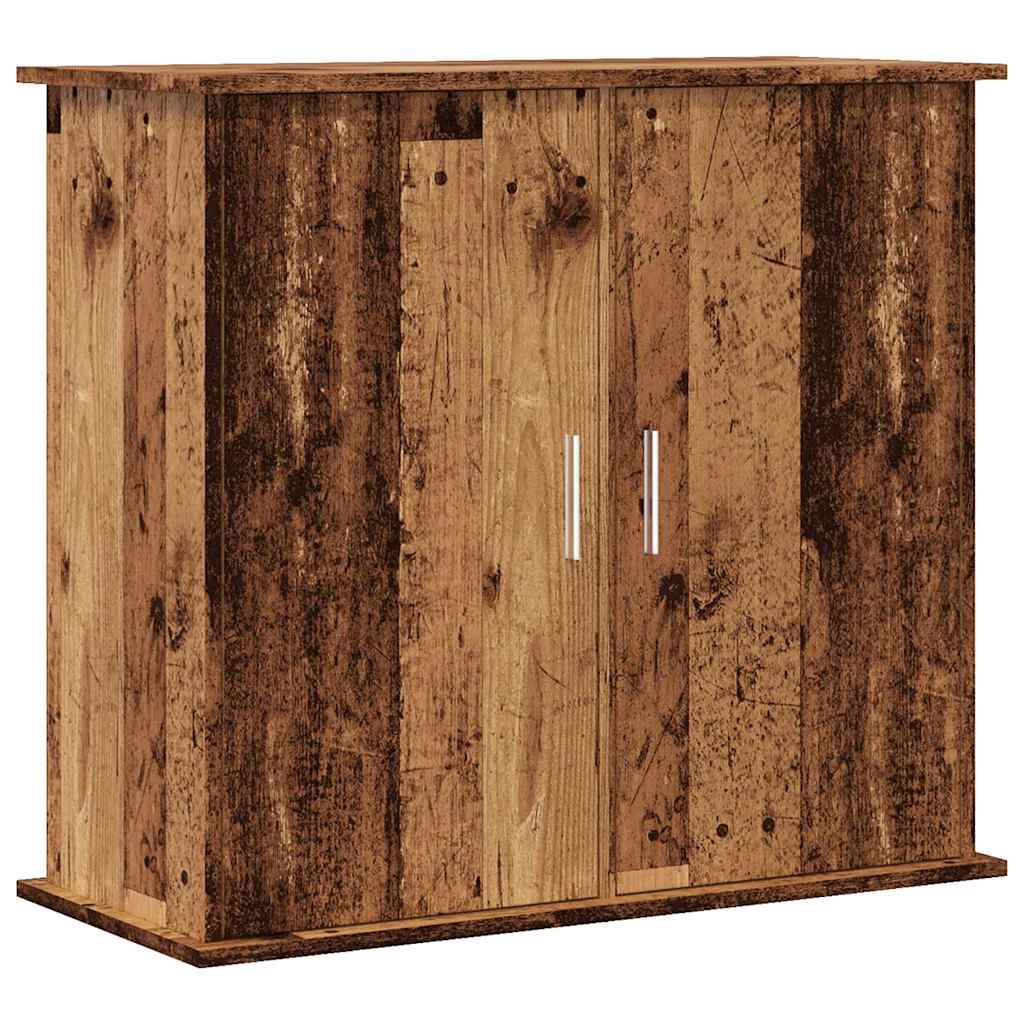 Vidaxl Aquarium Standard 81x36x73 cm Bois transformé vieux bois coloré