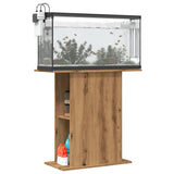 Vidaxl aquariumstandaard 36x75x72,5 cm bewerkt hout artisanaal eiken