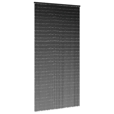 Vidaxl insectengordijn 90x220 cm bamboe donkergrijs