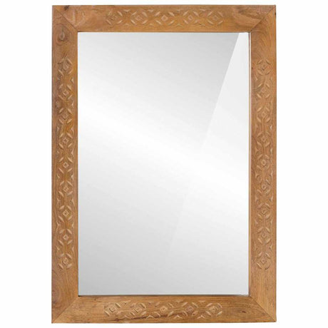 Vidaxl badkamer spiegel met spiegel licht bruin 70 x 50 x 2,5 cm