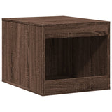 Vidaxxl Katzentoilette 47x59x42 cm, fertiges Holz, braune Eiche