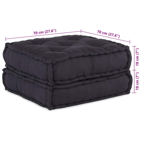 Vidaxl modulair bank 2 pcs antraciet 140 x 70 x 36 cm stof