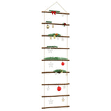 Vidaxl wanddecoratie laddervormig 50x150 cm naturel tak