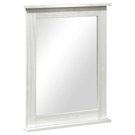 Vidaxl spiegel vigo antiek wit 55,5 x 5 x 70 cm massief grenenhout