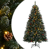 VidaXL Künstlicher Weihnachtsbaum mit 300 LEDs 180 cm