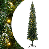 VidaXL Künstlicher Weihnachtsbaum schmal mit 300 LEDs 210 cm
