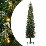 VidaXL Künstlicher Weihnachtsbaum schmal mit 300 LEDs 240 cm