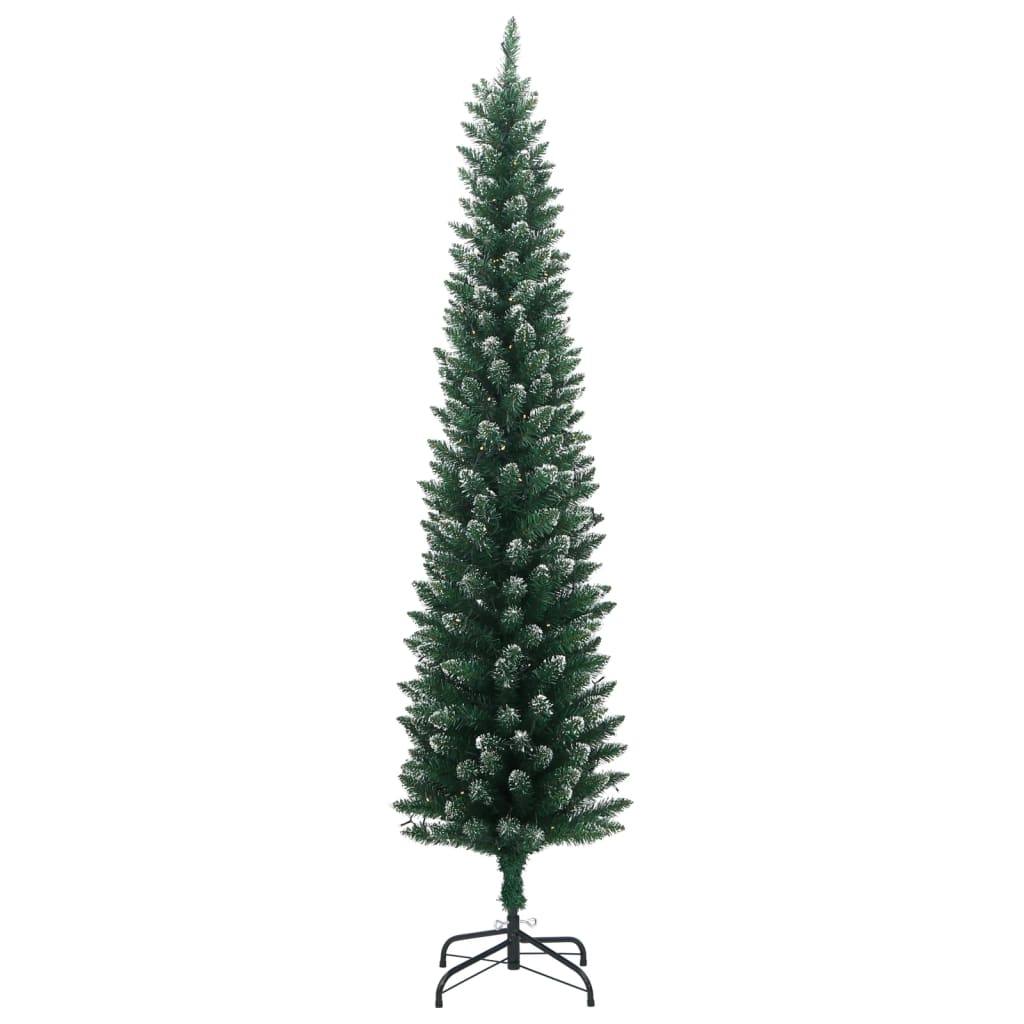 VidaXL Künstlicher Weihnachtsbaum schmal mit 300 LEDs 240 cm
