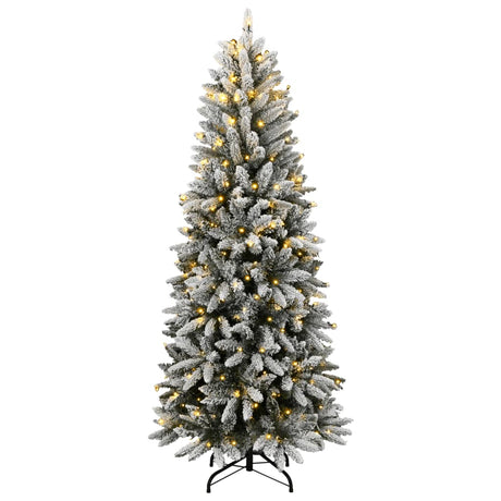 Vidaxl kunstkerstboom met 300 led's en sneeuw 240 cm