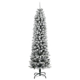 Vidaxl kunstkerstboom met 300 led's en sneeuw 210 cm