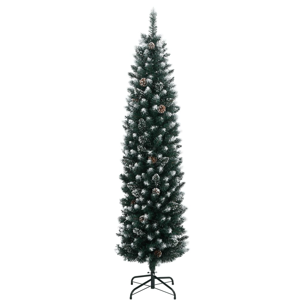 VidaXL Kunstkerstboom smal met 150 LED's 120 cm