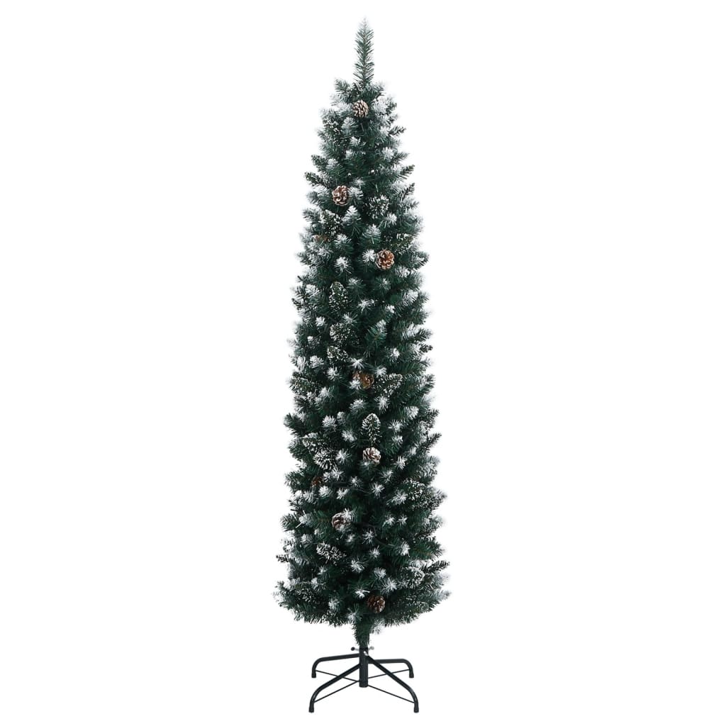 VidaXL Kunstkerstboom smal met 300 LED's 180 cm