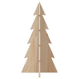 Vidaxx Weihnachtsdekoration Weihnachtsbaum 59,5 cm aus massivem Kiefernholz