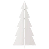 Vidaxx Weihnachtsdekoration Weihnachtsbaum 59,5 cm massives Kiefernholz weiß
