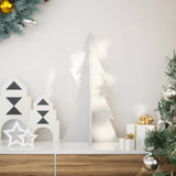 Vidaxx Weihnachtsdekoration Weihnachtsbaum 59,5 cm massives Kiefernholz weiß