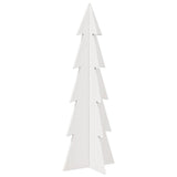 Vidaxx Weihnachtsdekoration Weihnachtsbaum 112 cm massives Kiefernholz weiß