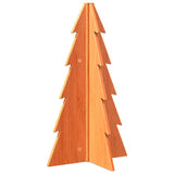 Vidaxx Weihnachtsdekoration Weihnachtsbaum 69,5 cm massives Kiefernholz, waschbraun