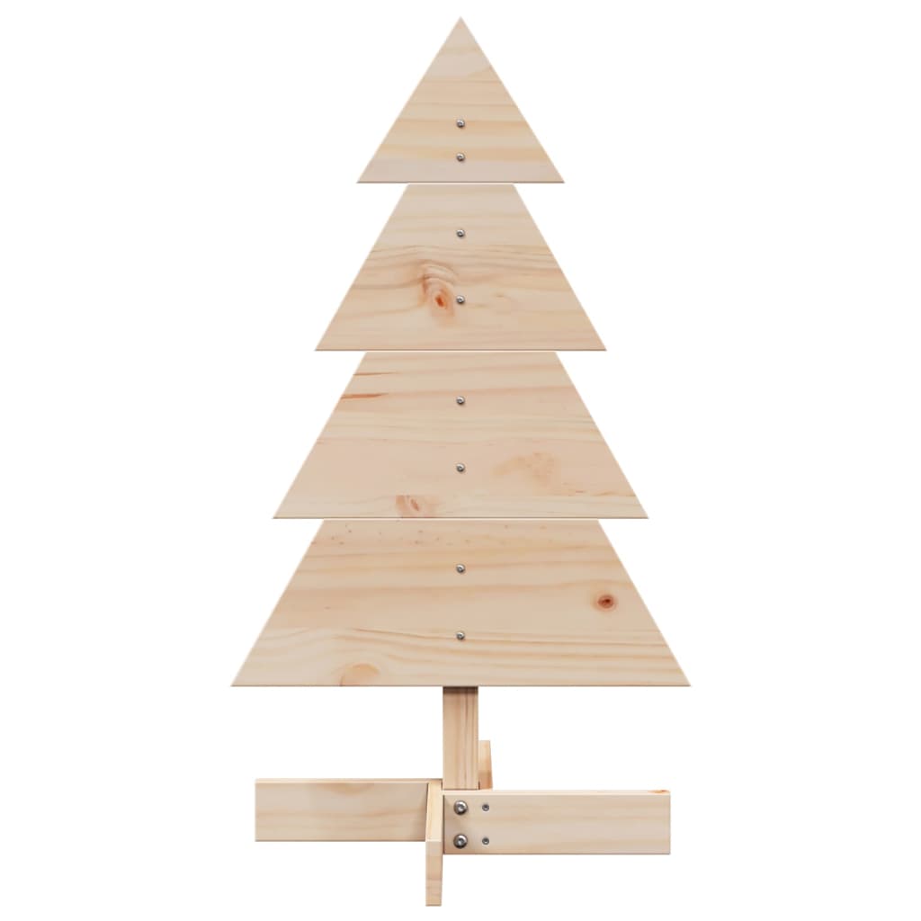 Vidaxx Weihnachtsdekoration Weihnachtsbaum 80 cm aus massivem Kiefernholz