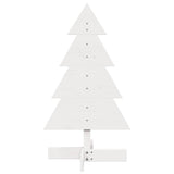 Vidaxx Weihnachtsdekoration Weihnachtsbaum 80 cm massives Kiefernholz weiß