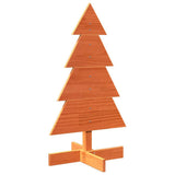 Vidaxx Weihnachtsdekoration Weihnachtsbaum 80 cm massives Kiefernholz, waschbraun