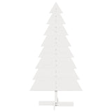 Vidaxx Weihnachtsdekoration Weihnachtsbaum 150 cm massives Kiefernholz weiß